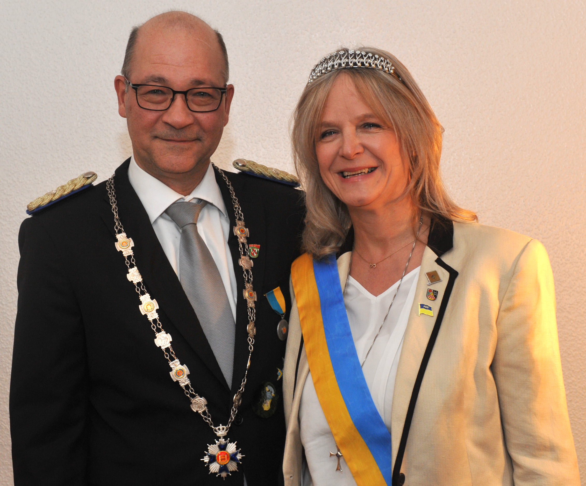 Königspaar Bernhard Schlütter und Sabine Wilmink